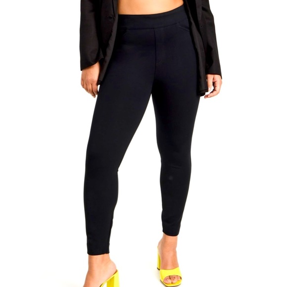 Spanx The Perfect Black Pant, Ankle Backseam Skinny Leggings - Picture 1 of 8